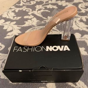 Fashion Nova Glass Slipper